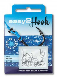 Крючок Easy 2 Hook Pike/Perch/Zander №1/0 black 20шт 090B090