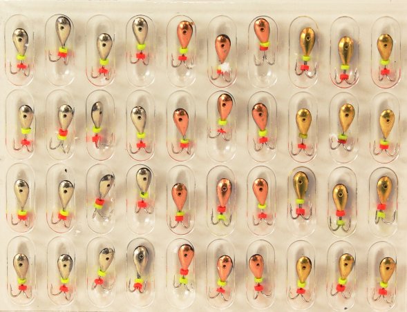 Мормышка паяная Condor РВС КОЗА ТИП 2-141, крючок Mustad 40 шт