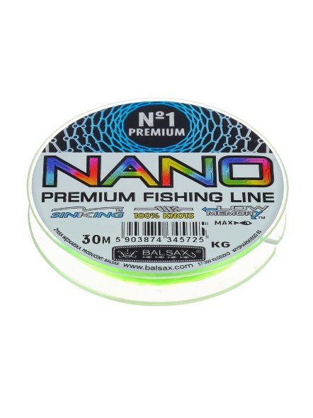 Леска BALSAX Nano Mix 0.22 30м цена за 1 шт.