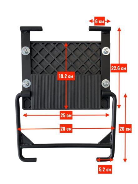 Транец Патриот съёмный с пластмассовым основанием склд.